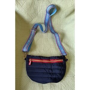 MLB St. Louis Cardinals Quilted Puffer Crossbody Adjustable Belt Bag Zippers